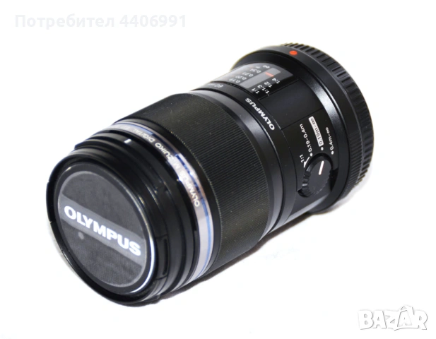Обектив Olympus M.Zuiko Digital ED 60mm f/2.8 Macro Lens, Черен
