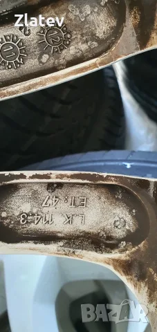 Комплект оригинални бели джанти 17" 5x114.3 за Nissan Juke с ПЕРФЕКТНИ летни гуми Continental – 4 бр, снимка 3 - Гуми и джанти - 55640950