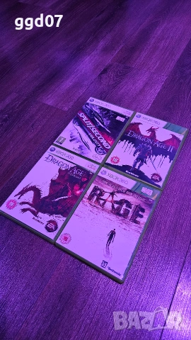 Игри за Xbox 360 - Dragon Age Origins и II, Rage, Splitsecond