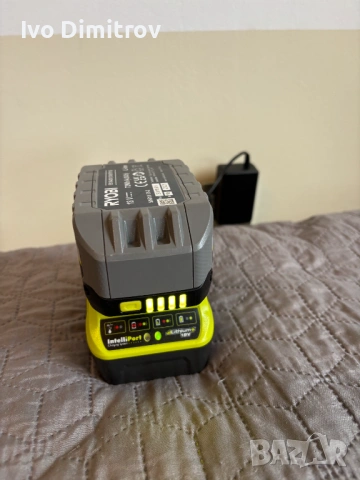 Акумулаторен циркуляр RYOBI + 4.0Ah батерия и зарядно в гаранция, снимка 4 - Други инструменти - 54660092