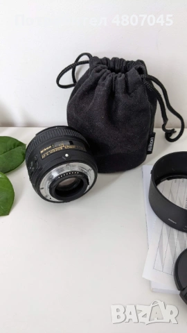 Oбектив Nikkor AF-S 50 mm 1.8G, снимка 4 - Обективи и филтри - 54305224