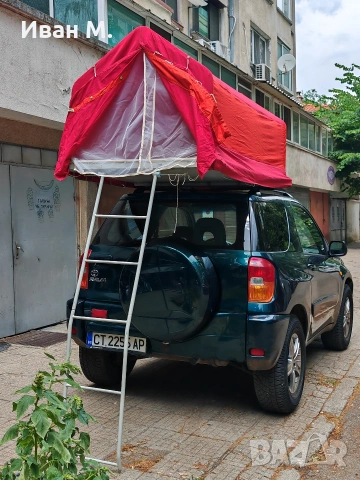 Руска къмпинг палатка за автомобил - 2 места , снимка 7 - Палатки - 55150969