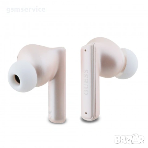 	БЕЗЖИЧНИ СЛУШАЛКИ Bluetooth GUESS TWS SCRIPT PINK, снимка 3 - Bluetooth слушалки - 54595953