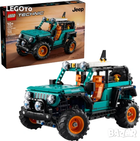 НОВО ЛЕГО Техник - Jeep® Wrangler Rubicon 42227 Jeep Wrangler Rubicon, снимка 3 - Конструктори - 54791465