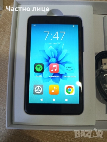 AGPTEK 96GB,MP3 Плейър с Bluetooth и Wi-Fi TO8X 4", снимка 3 - Друга електроника - 54585410