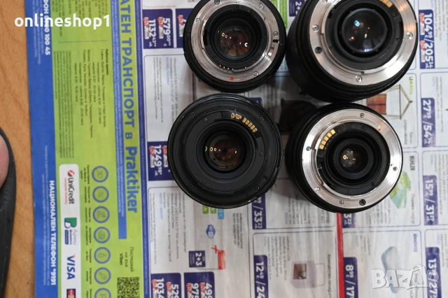 Комплект 4 бр обективи Sigma за Nikon (За почистване / Части) 20 евро за всички, снимка 5 - Обективи и филтри - 55076476
