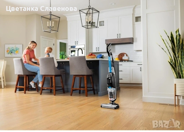 Прахосмукачка за мокро и сухо почистване с кабел BISSELL CrossWave HF2, 340W,3845N, снимка 11 - Прахосмукачки - 55144376