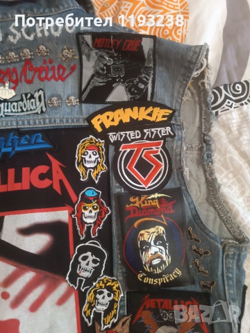 Battle Jacket(хеви метъл) елек, снимка 4 - Якета - 55015296