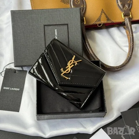 Saint Laurent Monogram Small Envelope Wallet , снимка 6 - Портфейли, портмонета - 55417604
