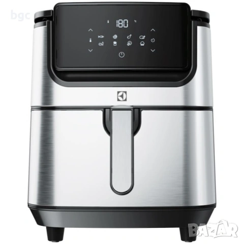 Висок Клас Electrolux Digital E6AF1-6ST Air Fryer (уред без мазнина) 1800W, Неръждаема стомана, 8 пр, снимка 4 - Фритюрници - 54286694