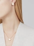 Van Cleef & Arpels VCA Gold Mother of Pearl Vintage Alhambra Clips Дамски Обеци, снимка 10
