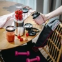 Мощен блендер за смутита с пълен комплект чаши и бутилки - BPA Free, импулсен режим, снимка 3