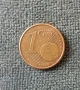 1 Евроцент 2002 ценна, снимка 2