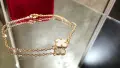 Van Cleef & Arpels VCA Rose Gold Mother of Pearl Sweet Alhambra Дамска Гривна, снимка 1