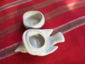 Порцеланова кутия за бижута птица, снимка 2