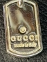 Оригинална сребърна плочка silver GUCCI italy чисто нова 925 сребро медальон , снимка 3