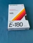 Чисто нова неразпечатана празна видеокасета VHS SONY E-180, снимка 2