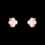 Van Cleef & Arpels VCA Rose Gold Mother of Pearl Vintage Alhambra Clips Дамски Обеци, снимка 9
