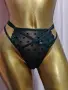 Hunkemaller XL/2XLЧерна прозрачна полупрашка на сърца, снимка 3