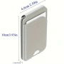 Магнитен кардхолдър картодържач cardholder magsafe за всеки модел смартфон с място за 6 карти, снимка 6