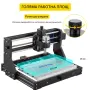  CNC 3018 Pro Mini лазерна гравираща машина с 3 оси, снимка 1
