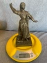 месингова статуетка   Жана д'Арк , снимка 3