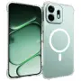 За OnePlus N6 4G Магнитен Удароустойчив TPU Калъф със Скрийн Протектор – Прозрачен, снимка 1