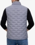 Мъжки елек JACK&JONES ватиран водоустойчив черен сив L XL XXL без ръкави, снимка 5