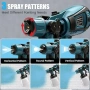Нов Електрически пистолет за боя за Makita 18V батерии HVLP за стени мебели 1000 мл с 3 медни дюзи, снимка 5