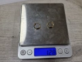 Златни обеци 14К 585 / 1,28 гр., снимка 5