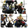 One Piece диорама Луфи (Luffy) Gear 5 и Зоро (Zoro) срещу Кайдо, снимка 3