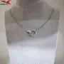 Колие с платинено покритие 271021, снимка 4