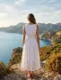 Massimo Dutti рокля 100% памук с бродерия!, снимка 2