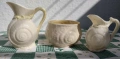 Антикварни и винтидж латиери и захарница Belleek - с морски охлюви, снимка 1
