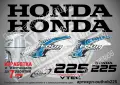 HONDA 2002-2007 извънбордов двигател стикери надписи 175 200 225 250 300 hp, снимка 4