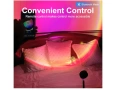 GY Bluetooth Mesh прожекционна лампа Sunset с музикална синхронизация, 360° промяна на цвета, снимка 4