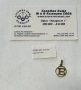 Златна висулка буква(В)0.90гр., снимка 1
