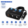 Разклонител за запалка Automat-2 гнезда, USB/TYPE C, 12V / 24V, снимка 1
