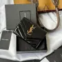 Saint Laurent Monogram Small Envelope Wallet , снимка 6