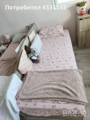 Легло с матрак с повдигащ механизъм и ракла 