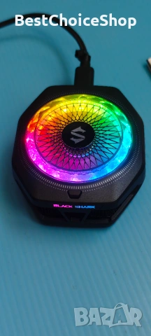Магнитен охладител за телефон Black Shark 5 Pro с RGB светлини, снимка 5 - Селфи стикове, аксесоари - 55057407