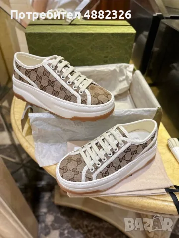 Gucci дамски кецове, снимка 8 - Маратонки - 55396845