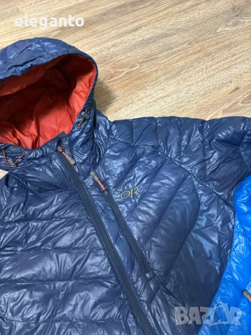 ултра лека мъжка пухенка Outdoor Research  Illuminate 800cuin  Down Jacket , L размер  - гъши пух , снимка 3 - Якета - 54369626