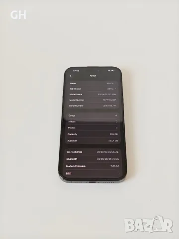iPhone 16 Pro Max 256 GB Black Titanium | 89% Батерия | Перфектен технически, снимка 3 - Apple iPhone - 55398580