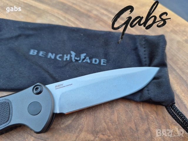 Сгъваем нож Benchmade 9750 Mini Coalition AUTO ,S30V сатенено гладко острие, снимка 7 - Ножове - 54374824
