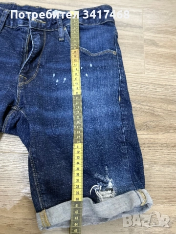 Мъжки къси дънкови панталони , снимка 4 - Къси панталони - 54091666