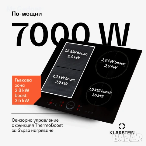 Индукционен котлон за вграждане , снимка 6 - Котлони - 54959035