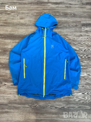 Мъжко!2 в 1 Haglofs L.I.M. Proof водонепромокаемо яке размер Л, снимка 2 - Якета - 54159972