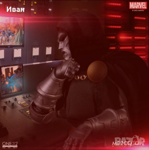 MEZCO TOYZ SUPERIOR DR. DOOM 1:12/ ШЕДЬОВЪР НА ВЪРХОВНИЯ Д-Р ДУМ 1:12, снимка 12 - Колекции - 54805333