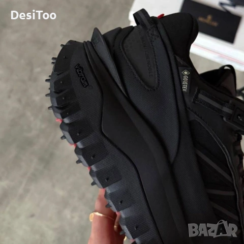 Moncler Trailgrip GTX - Black , снимка 6 - Маратонки - 54324076